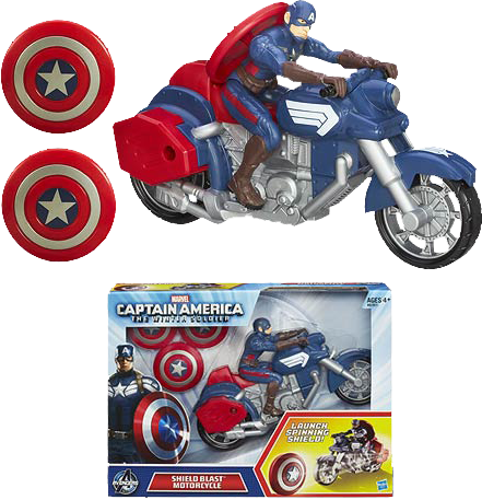The Winter Soldier - Captain America The Winter Soldier Hasbro (441x457), Png Download