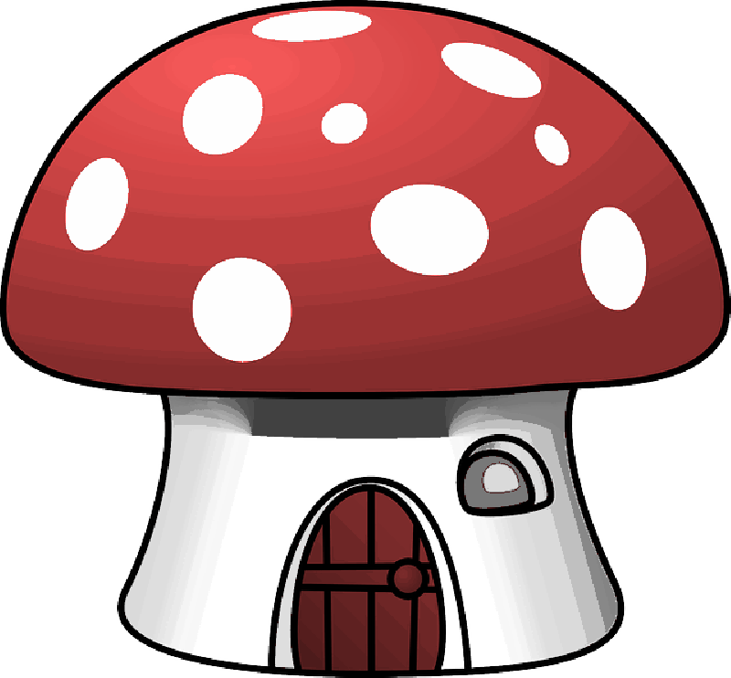 Mb Image/png - Mushroom House Clipart (800x742), Png Download
