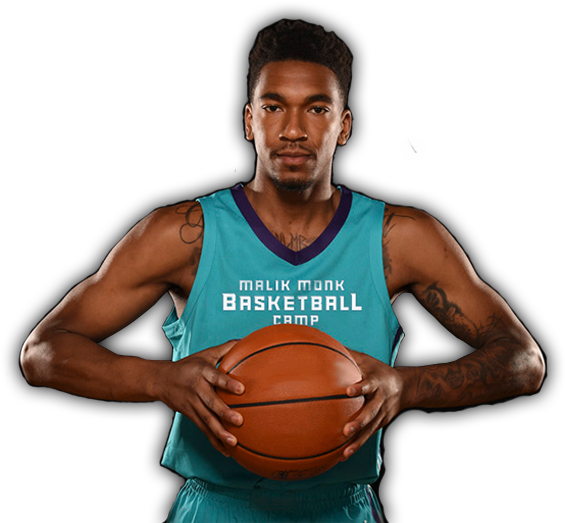 Malik Monk Basketball Camp (583x531), Png Download