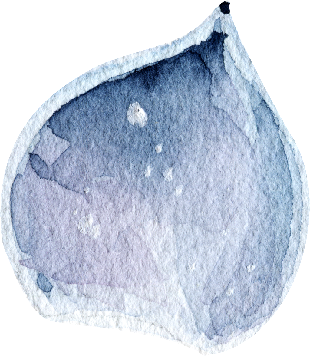 Las Gotas De Agua Png Transparente Gris Acuarela Pintada - Watercolor Painting (1024x1176), Png Download