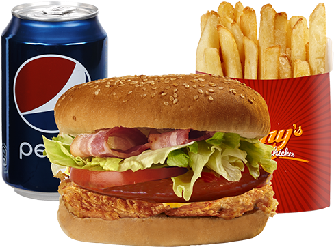 Hamburguesa Menu Individual Barbacoa Final - Food (600x600), Png Download