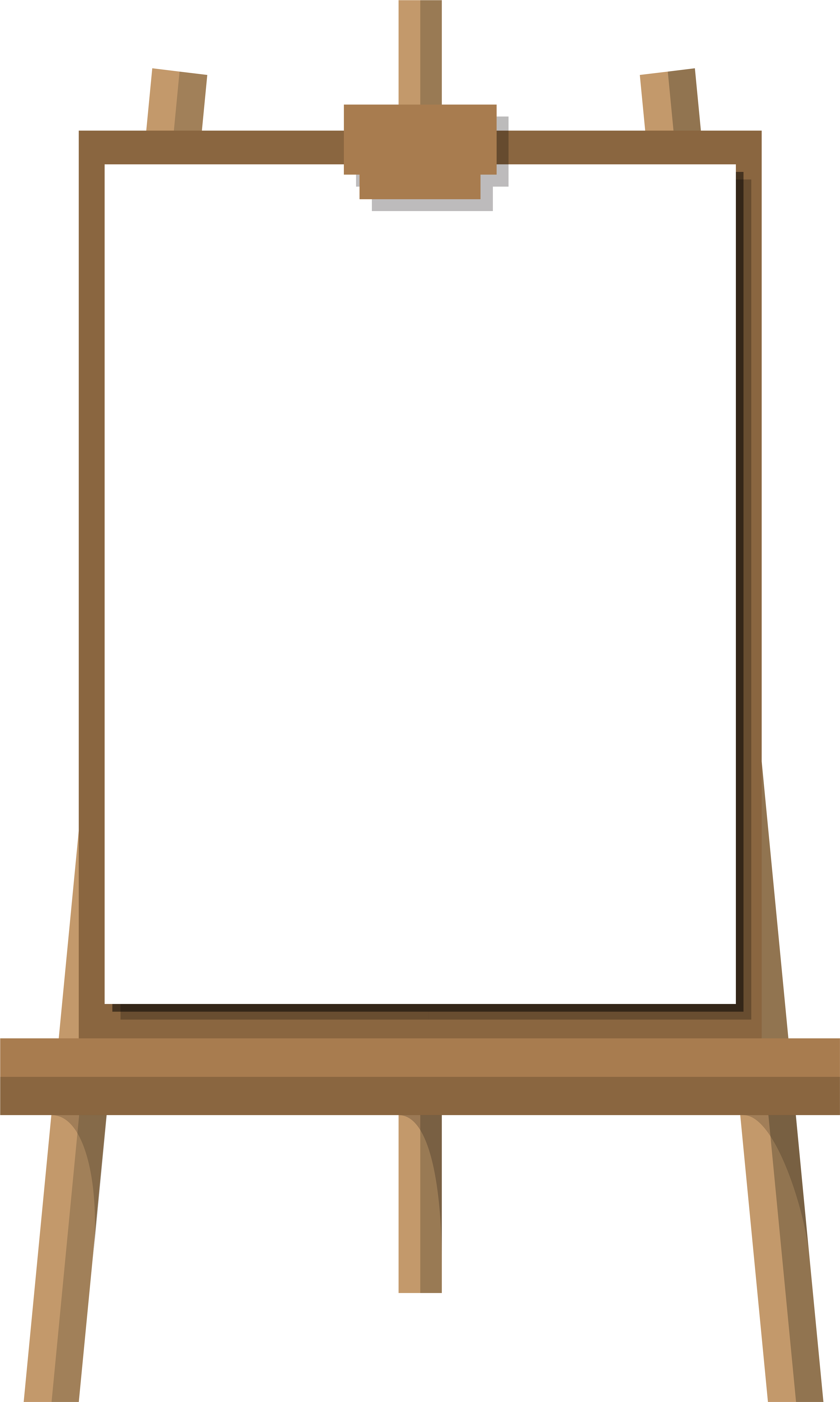 Drawing Board Transparent Png Clip Art Image - Drawing Board Clipart (4852x8000), Png Download