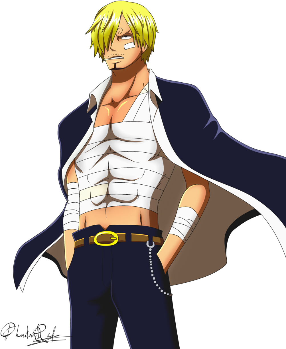 One Piece Sanji Transparent Png - One Piece Sanji Png (1024x1235), Png Download