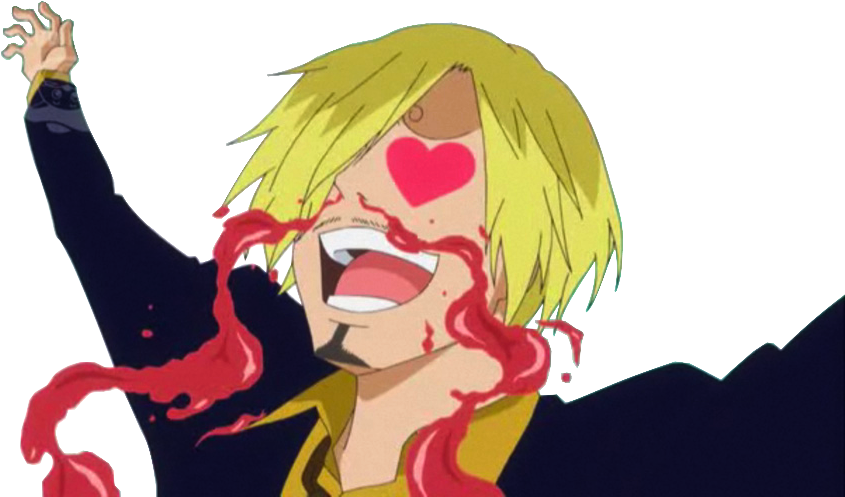 Sanji's Nosebleed - Sanji One Piece Mimisan (900x506), Png Download