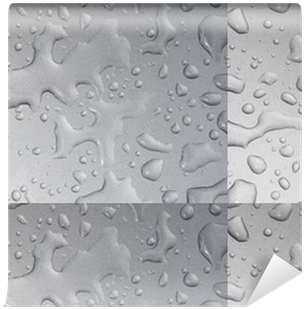 Detalle De Gotas De Agua Sobre Superficie Metalica - Drop (400x400), Png Download