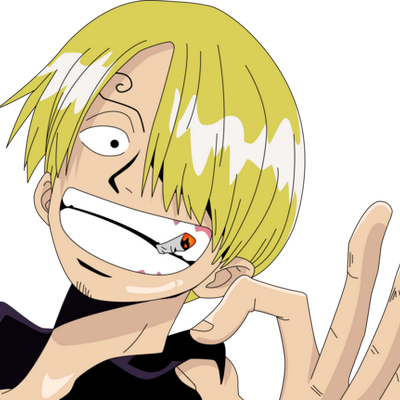 Sanji - One Piece Sanji Pre Timeskip (400x400), Png Download