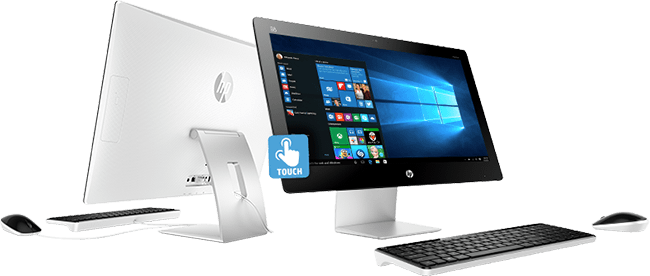 Hp Pavilion All In One - Hp Bang & Olufsen Desktop (650x276), Png Download
