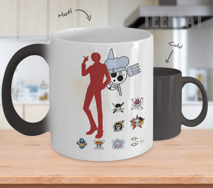 One Piece Sanji Color Changing Mug - Thanks Dad For Not Pulling Out Mug (680x600), Png Download