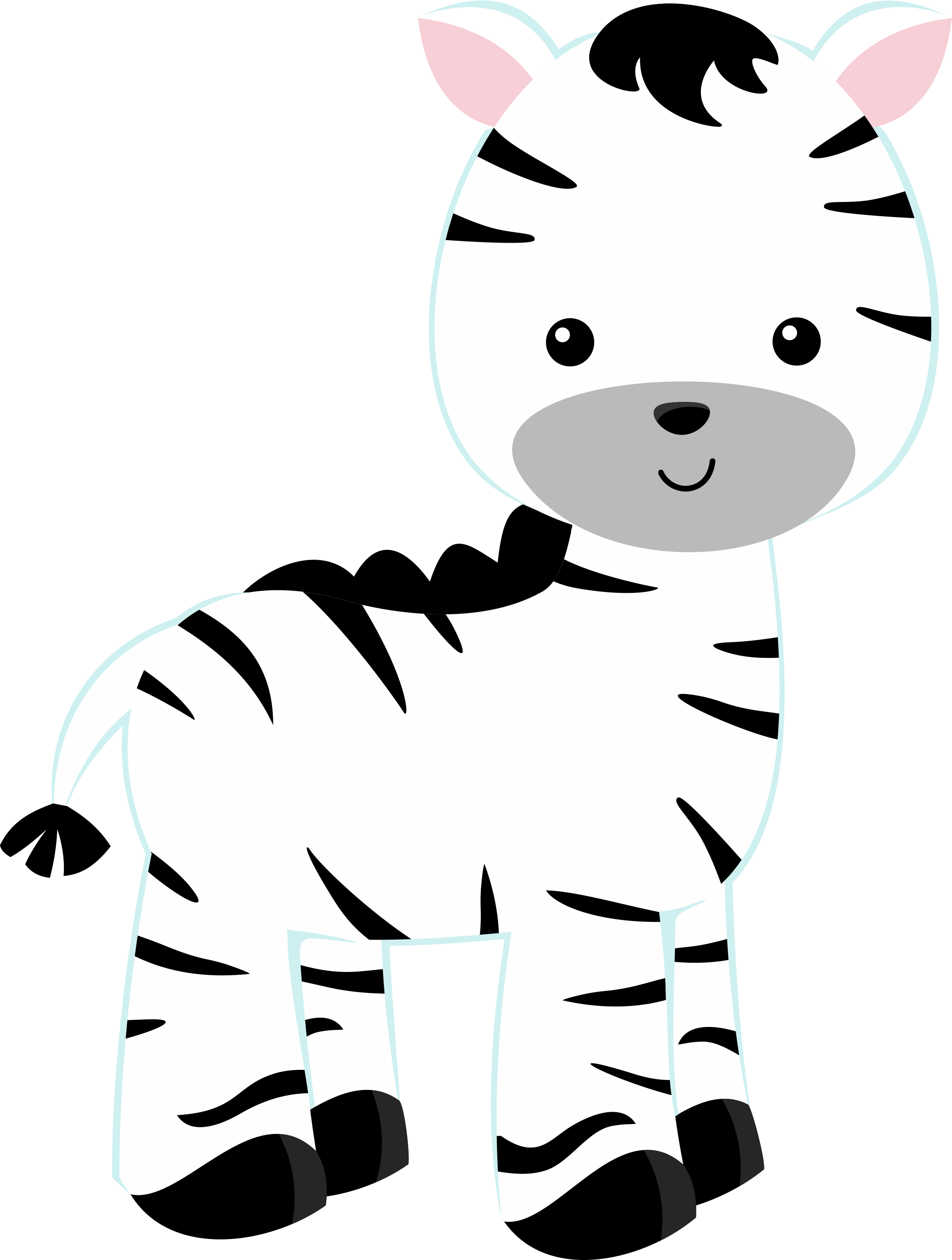 Photo By Flavoli Minus Baby Shower Pinterest - Animales De La Selva Bebes (2267x3001), Png Download