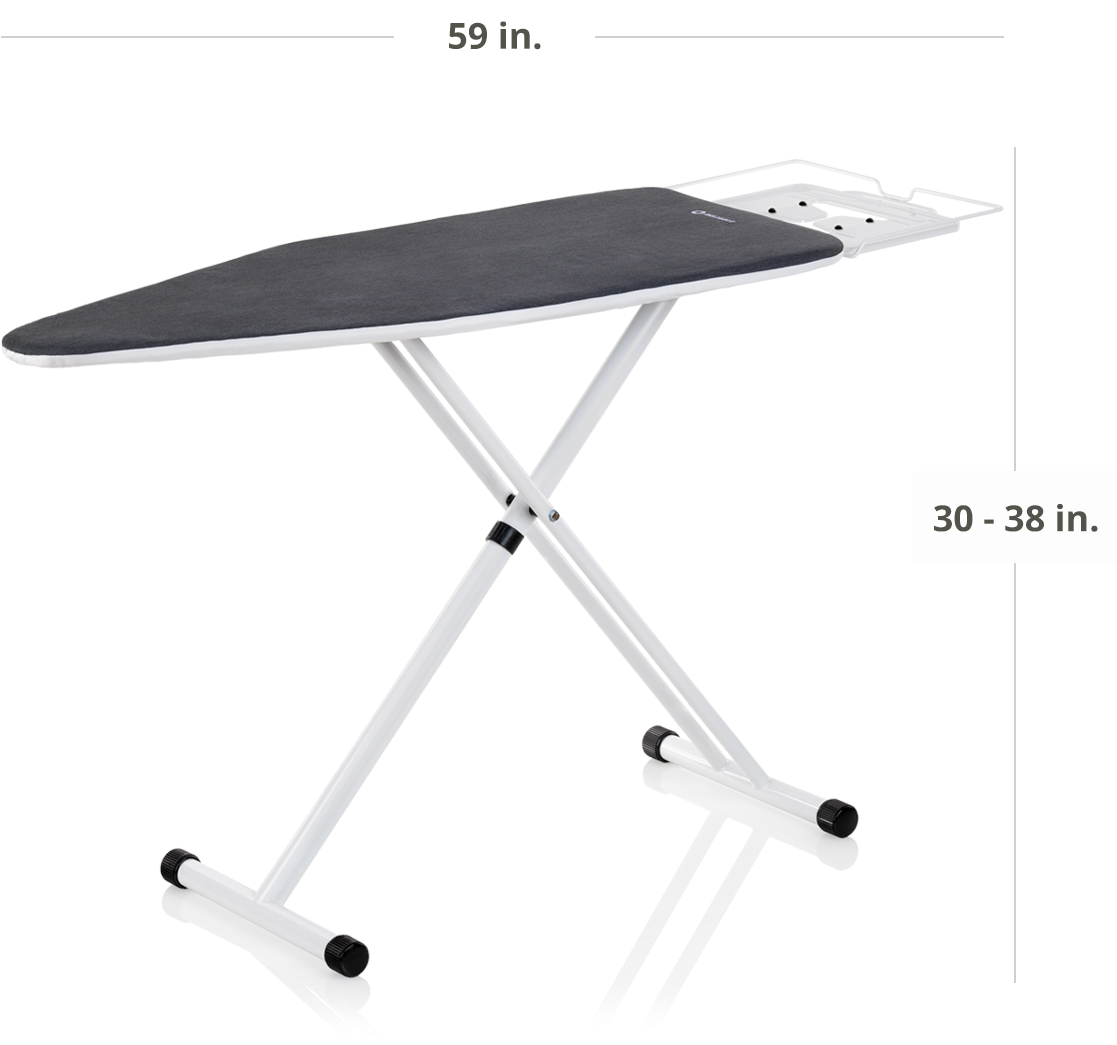 9” X - New Reliable The Board 100ib Home Ironing Iron Board (1206x1164), Png Download