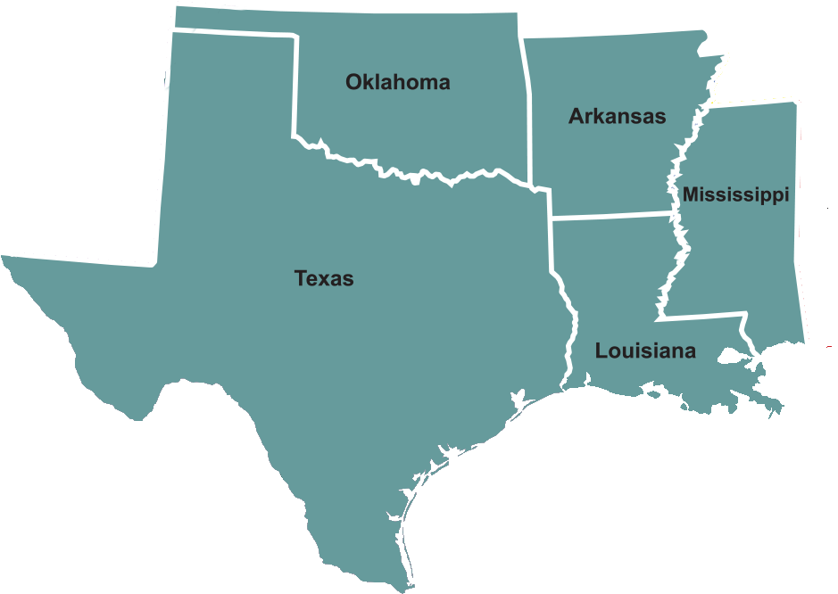 Marvellous Design Texas Oklahoma Map Of Arkansas And - Burnt Orange Texas Outline (1008x731), Png Download