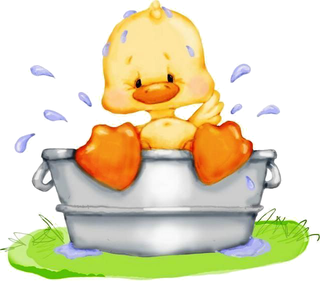 Animales Png Para Postales - Patitos Tiernos Infantiles (640x562), Png Download