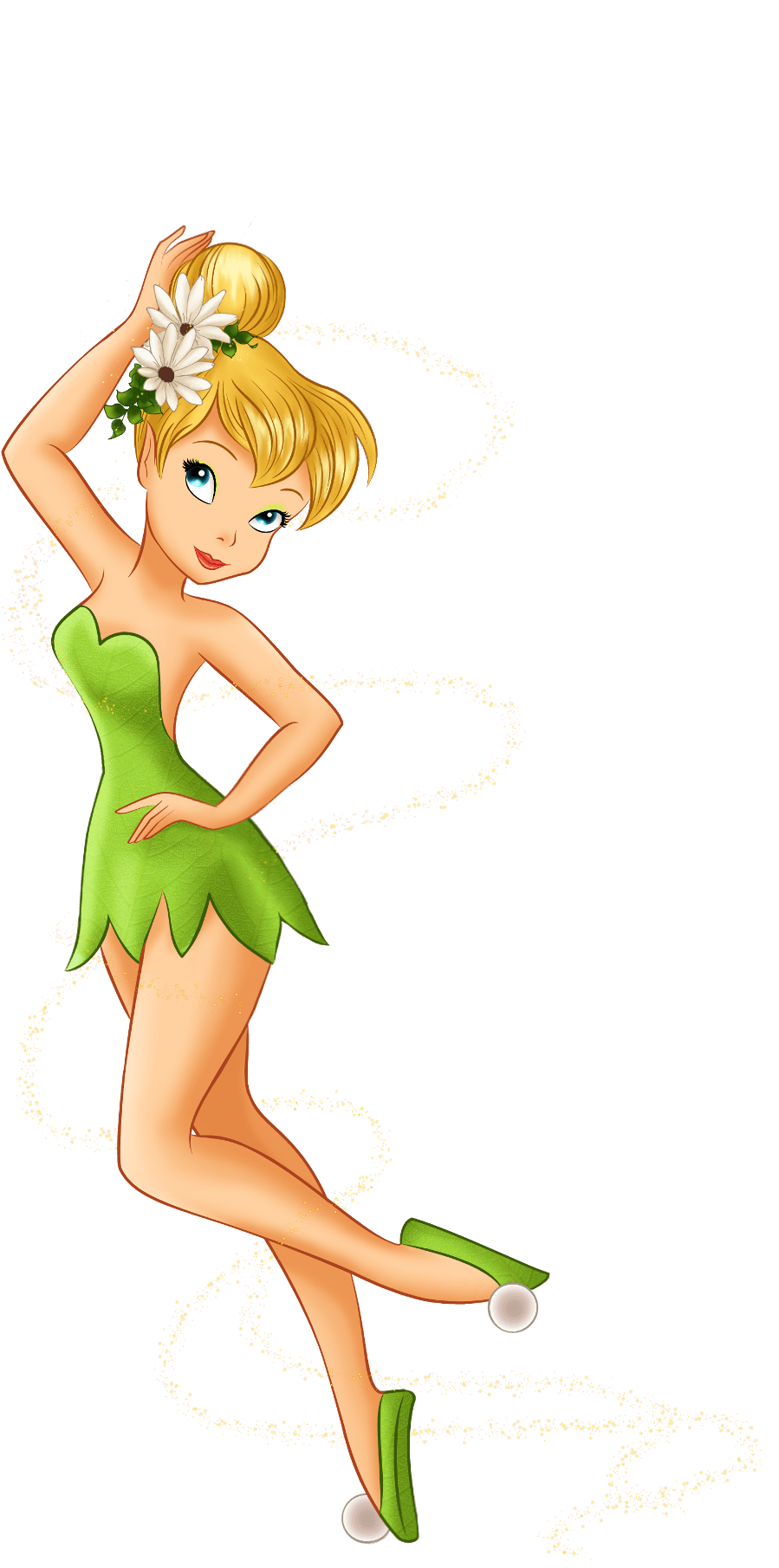 Princess Tinkerbell 6 Clipart Graduation Cap Tinkerbell Png (565x1024