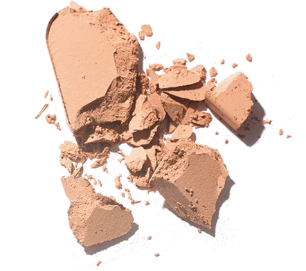 Until 1976, It Was Common To Finish Makeup With Face - Cosmetics (442x391), Png Download