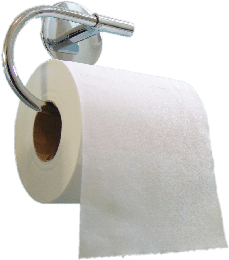 Toilet Paper On Holder - Paper (1600x1200), Png Download