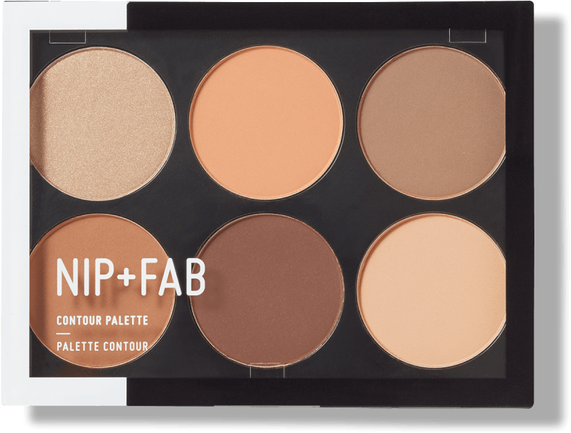 Contour Palette Medium Nip Fab - Nip And Fab Highlighter Palette (1000x1000), Png Download