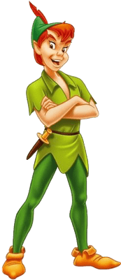 Peter Pan Standing - Peter Pan (400x400), Png Download