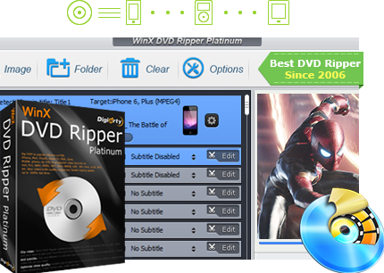 Winx Dvd Ripper Platinum 32x Faster To Rip Dvd And - Winx Dvd Ripper Platinum (430x306), Png Download