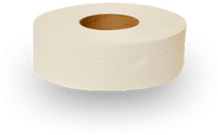 Toilet Tissue Mini Jumbo 2 Ply 750' 12/cs - Label (500x500), Png Download