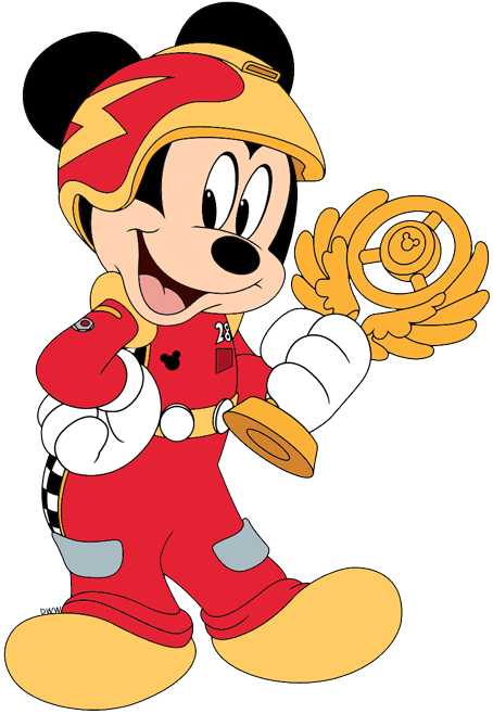 Mickey And The Roadster Racers Clip Art (454x658), Png Download