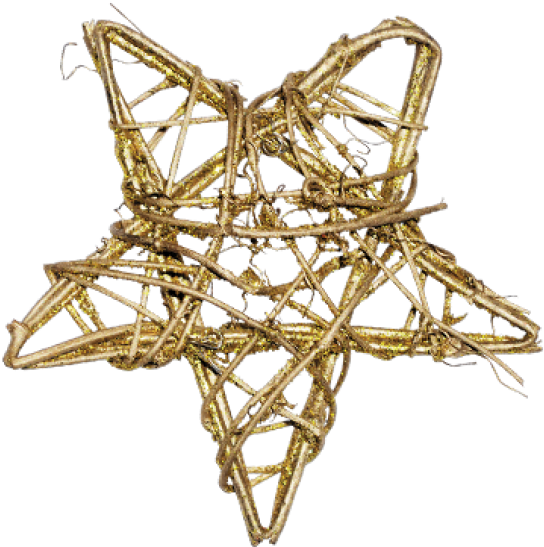 Golden Star - Triangle (866x650), Png Download