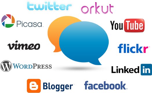 Internautas Gastam 25% Do Seu Tempo Em Blogs E Redes - Mídias Sociais X Redes Sociais (540x360), Png Download