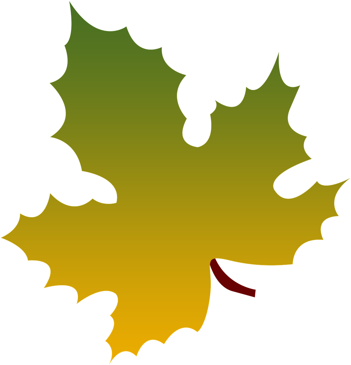 Leaf Autumn Dried Leaves - Folha De Inverno Png (1280x1280), Png Download