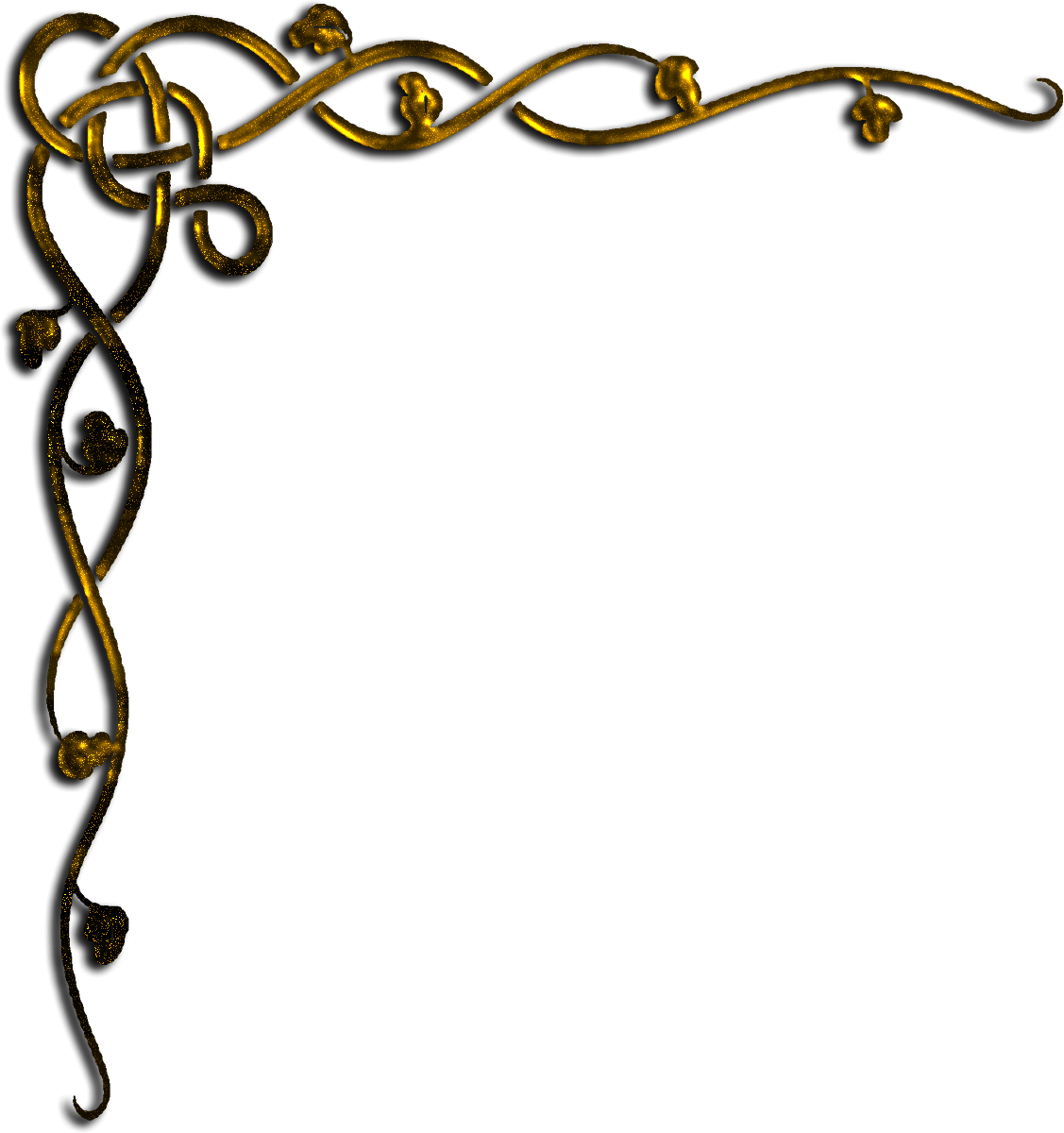 Png Decorative Corners - Swirl Border (1127x1200), Png Download