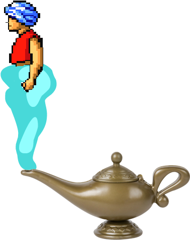 Precursor Genie In The Lamp - Genie Costume Lamp (rubie's Costume Co) (600x600), Png Download