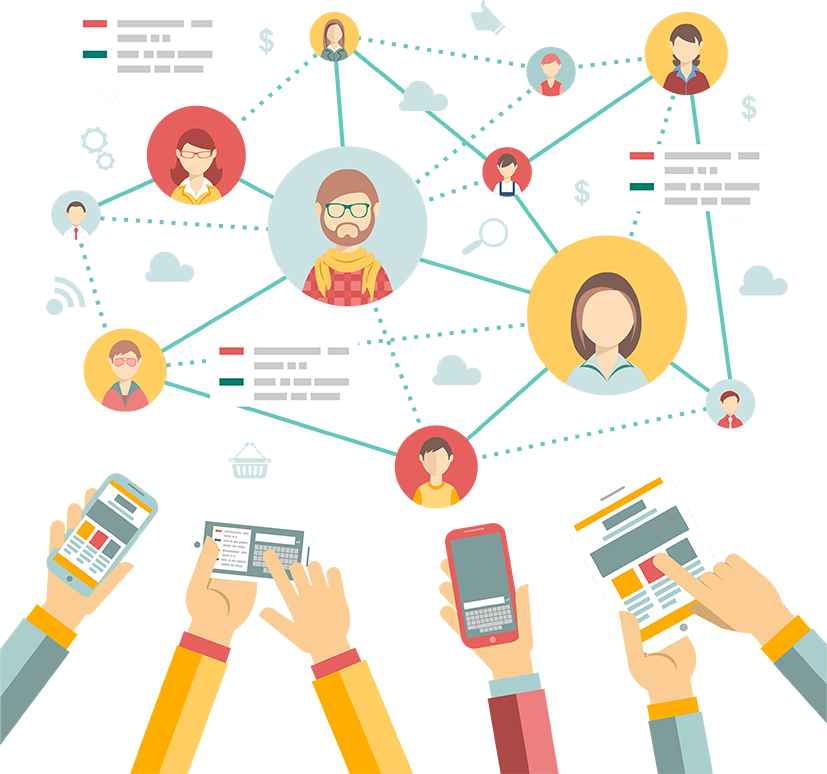 Benefits Of Social Media (827x774), Png Download