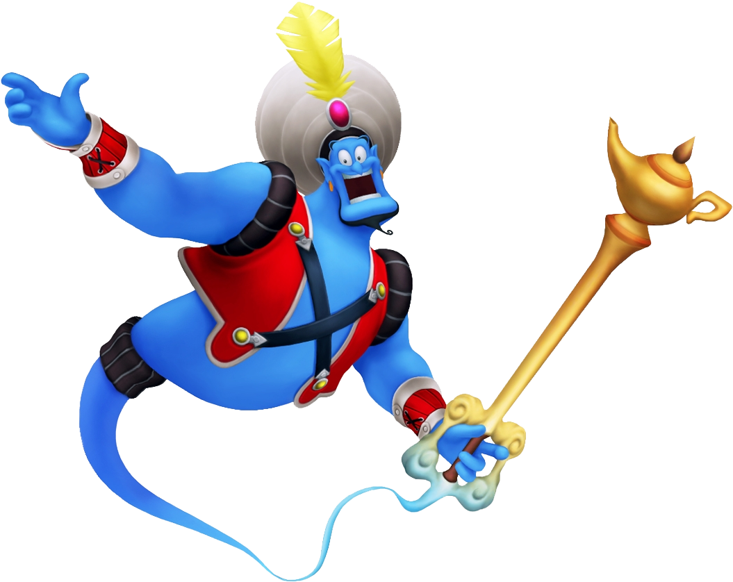 Genie - Kingdom Hearts Genie Keyblade (1068x848), Png Download