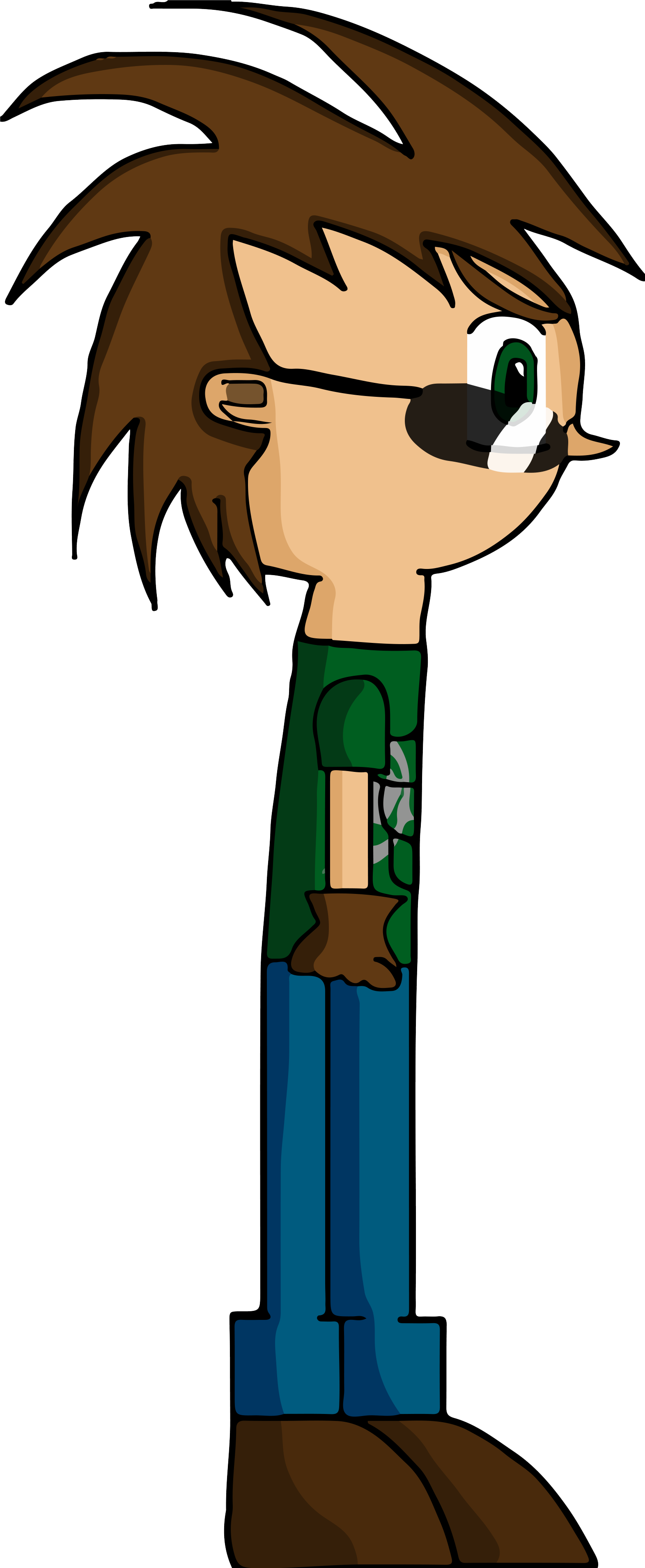 Noah Sideways No Mouth - Agk Png Atarster (1571x3817), Png Download