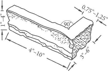Ledgestone Corners - Line Art (471x319), Png Download