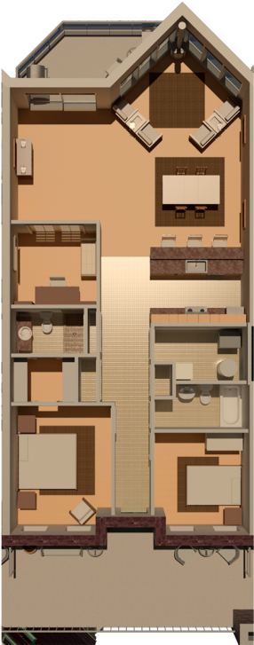 Surprising House Plans With Towers Images Plan 3d Goles - Bell Tower Floor Plan (672x733), Png Download