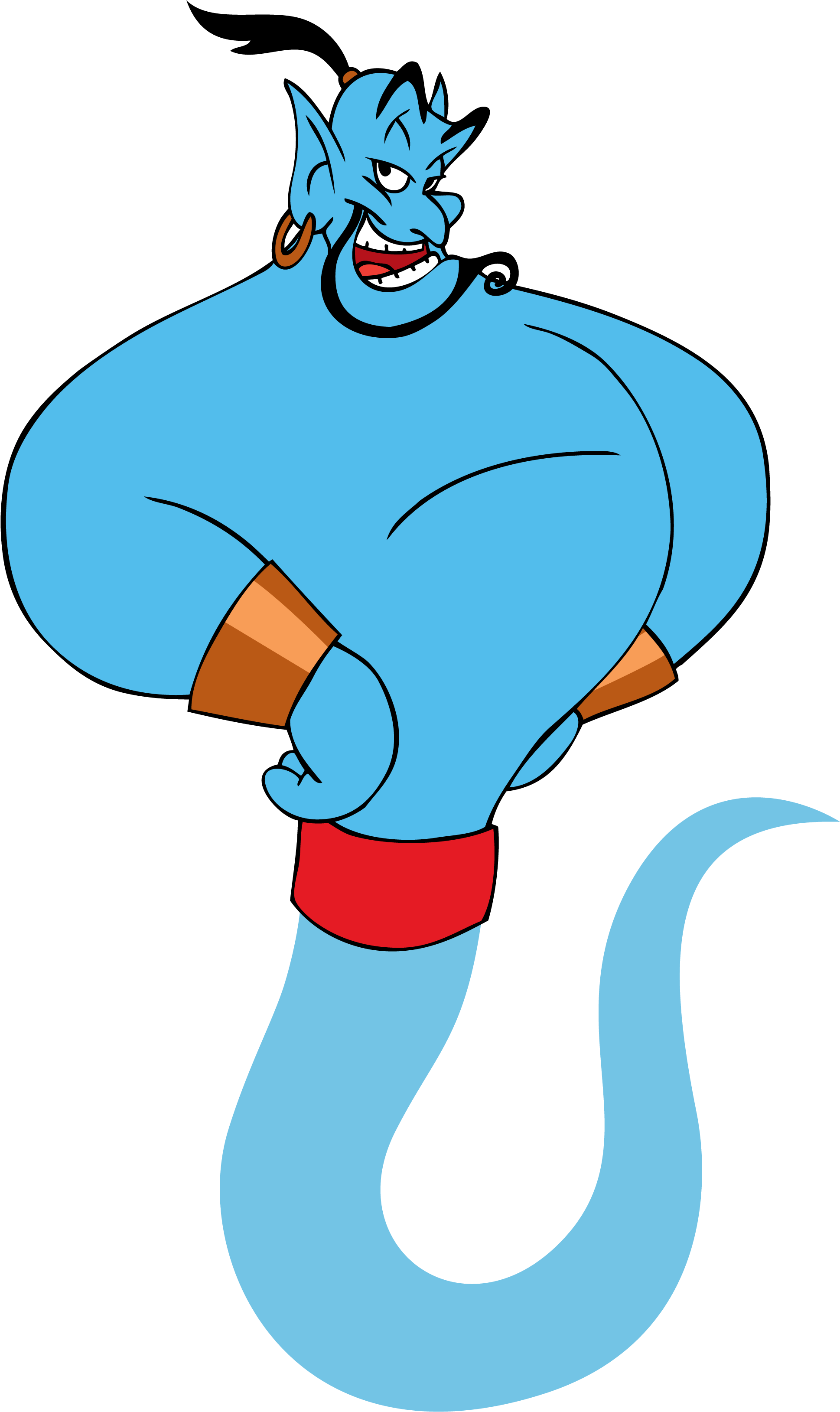 Disney's Jafar Clip Art - Aladdin Genie (2480x3508), Png Download