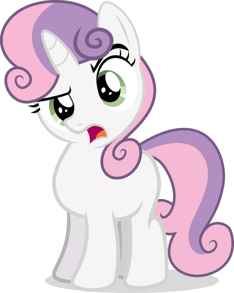 Eagle1division, Crusaders Of The Lost Mark, Disgust, - Sweetie Belle Shocked (817x1024), Png Download