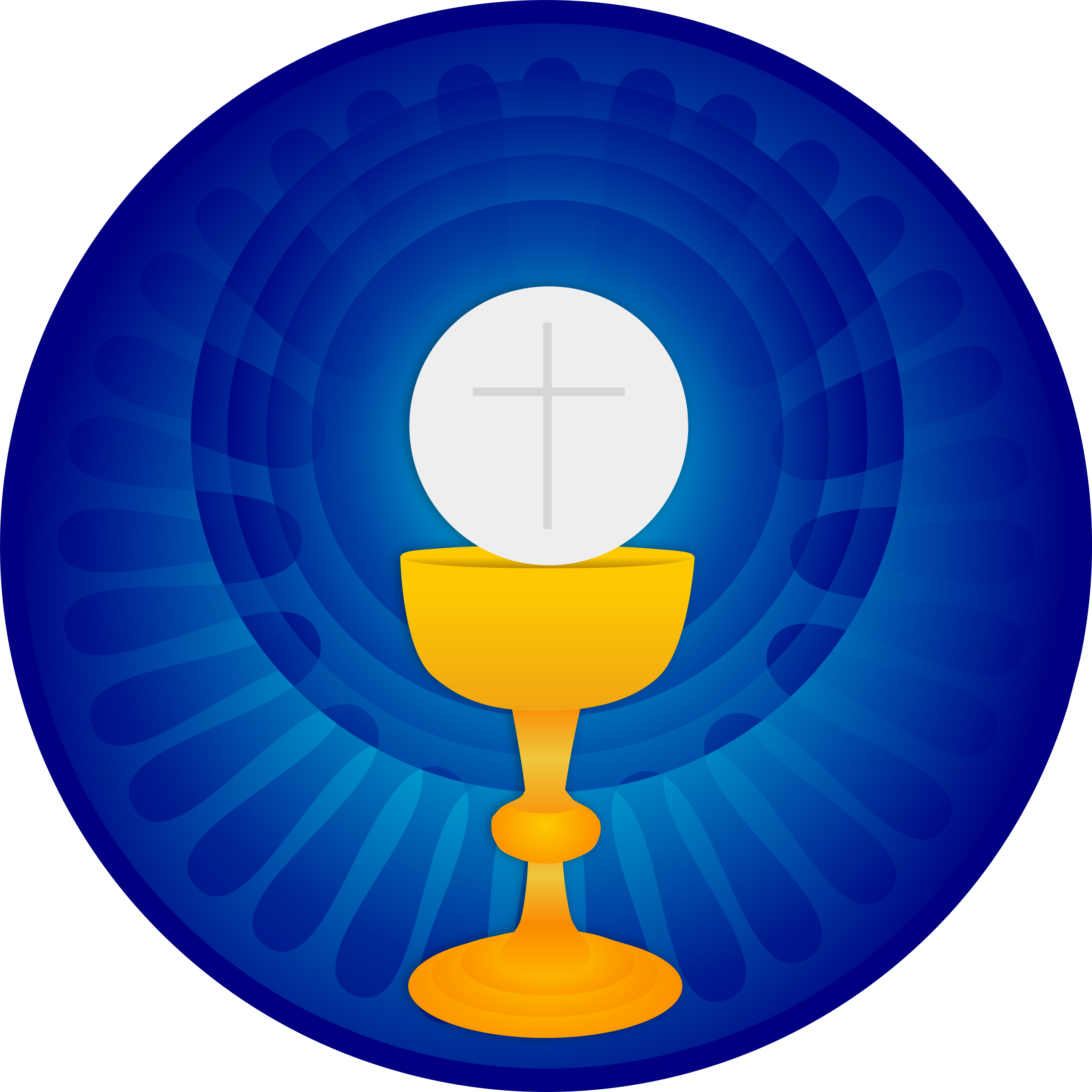 Big Image - Eucharist Clip Art (2400x2400), Png Download