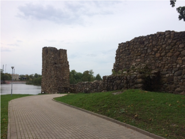 Reconstruction Of The Southern Tower Of Aluksne Castle - Tower (900x460), Png Download