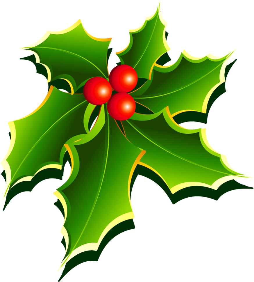 Leaf Clipart Mistletoe - Mistletoe Clipart (935x1004), Png Download