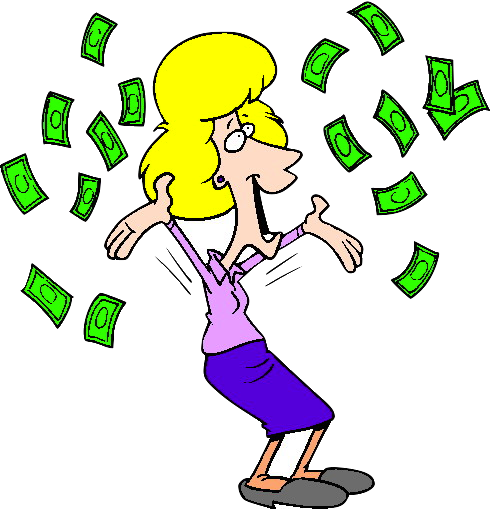 $640 Million Is A Lot Of Money - Lotto Winner Clip Art (490x509), Png Download
