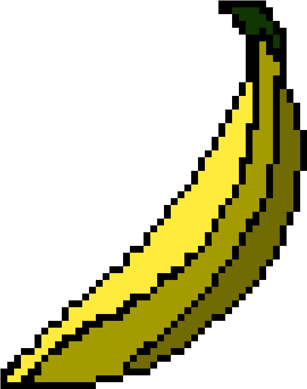 Bannana - Pixel (1400x1400), Png Download