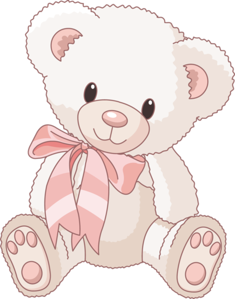 Clipart Chair Baby Bear - Cute Teddy Bear Clipart (800x1016), Png Download