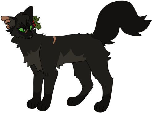 Hollyleaf - Warrior Cats Fanart (500x372), Png Download