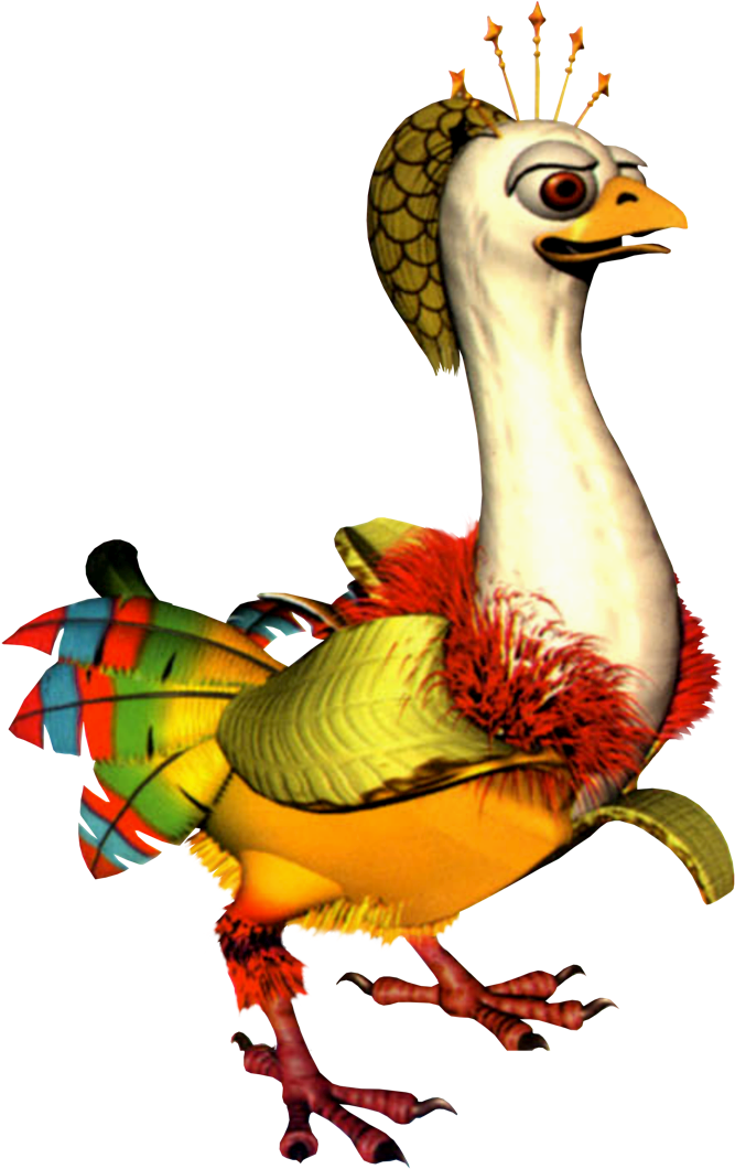 Queen Banana Bird - Donkey Kong Country (681x1070), Png Download