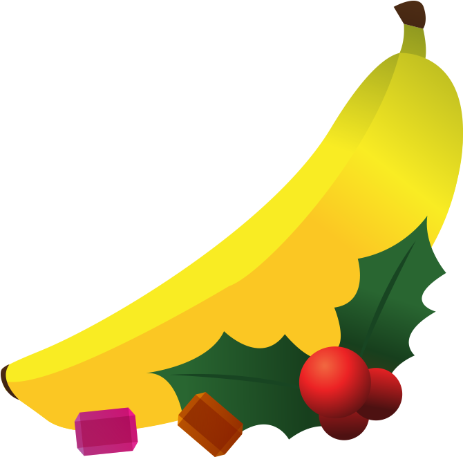 Bannana Grapes Strawberry Watermelon (696x686), Png Download