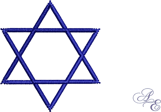 Star Of David Small - Transparent Star Of David (722x361), Png Download