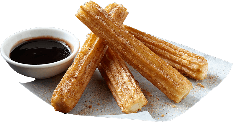 Menu Oven Baked Churros - Churros Png (800x550), Png Download