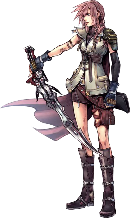 Lightning - Final Fantasy Lightning Art (435x726), Png Download