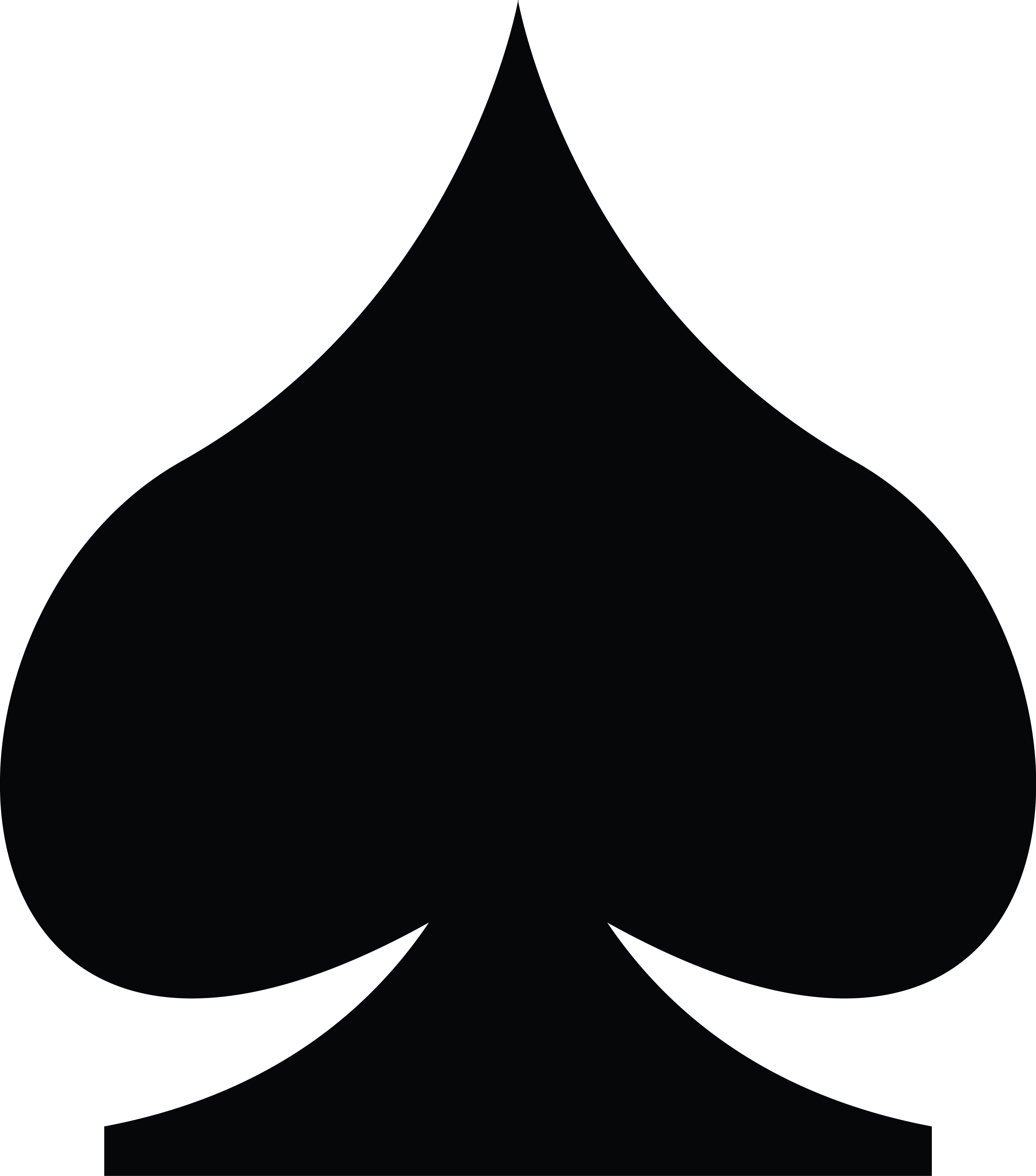 When You Go To Print These They Will Print The Correct - Spade Icon (3143x3567), Png Download