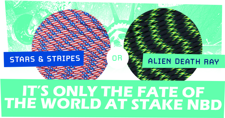 Indendence Day Cables - Paracord Planet Stars & Stripes - 550 Paracord (753x395), Png Download